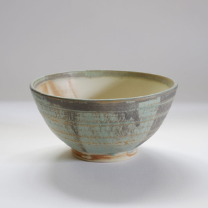 Abby Mouw: Aqua Ivory Bowl 2