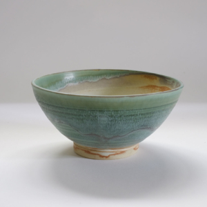 Abby Mouw: Aqua Ivory Bowl 3