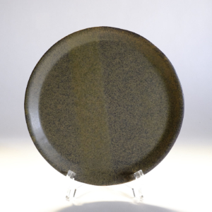Abby Mouw: 039 Tenmoku Medium Plate